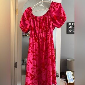 SHEIN Off the Shoulder Floral Dress